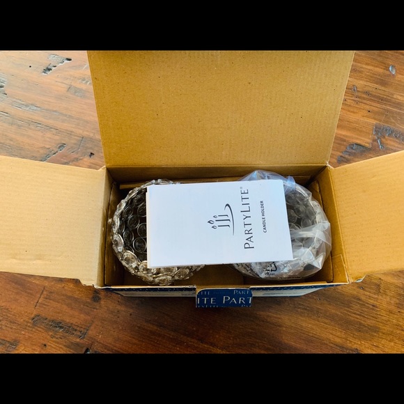 🎉SALE ✨NIB✨ PartyLite Candle Holder Set (2) - Picture 3 of 4